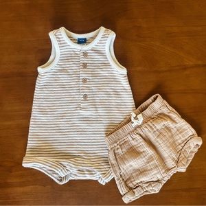Romper and Shorts Set